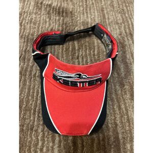 Vintage Skeeter Bass Fishing Boats Visor Red‎ Black White NEW